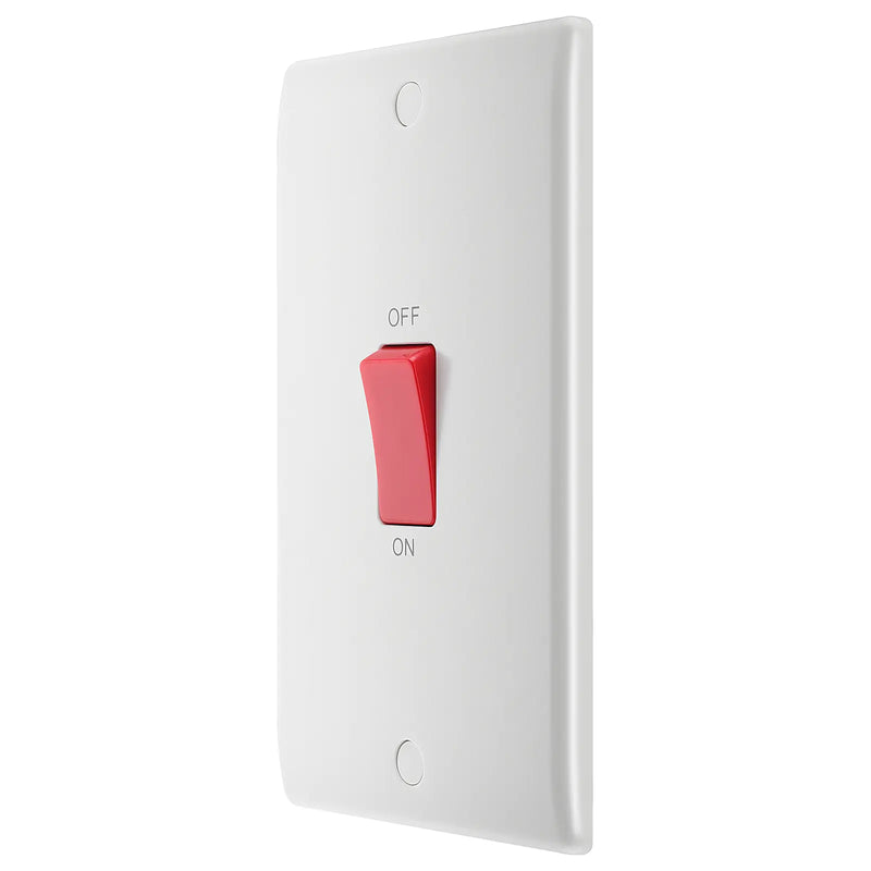 BG Electrical 800 Series - 45A, double pole, large plate