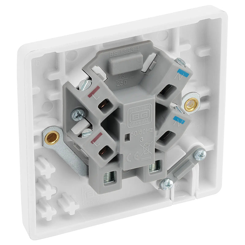 BG Electrical 800 Series - Unswitched and fused with flex outlet