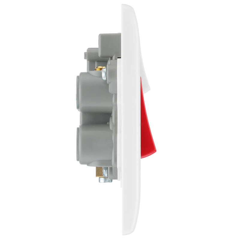 BG Electrical 800 Series - 45A double pole, with switched socket