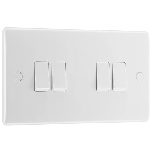 BG Electrical 800 Series - Quadruple, 2 way switch