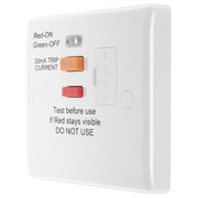 BG Electrical 800 Series - Fused unswitched,with Type A RCD and flex outlet