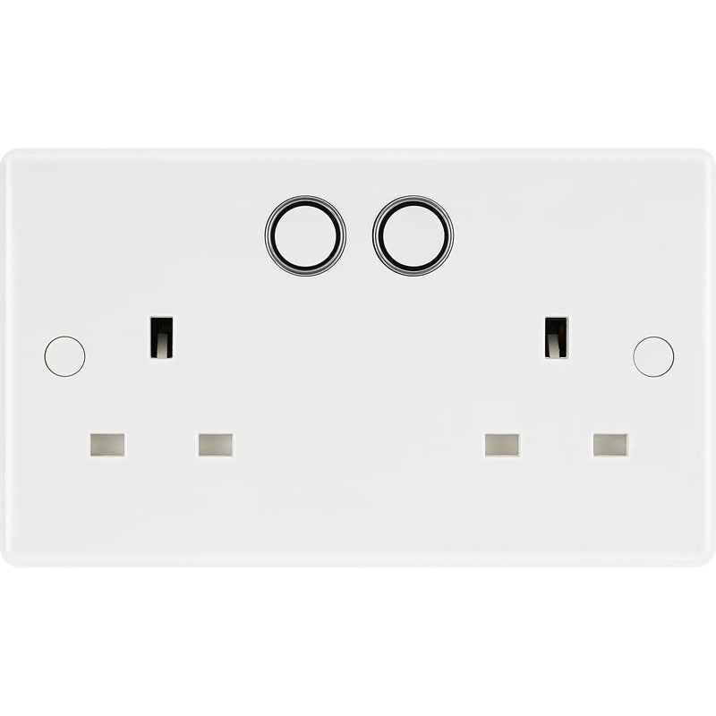 BG Electrical 800 Series - Double, switched, single pole with smart control