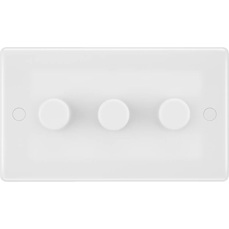 BG Electrical 800 Series - Triple, 2 way push 200W