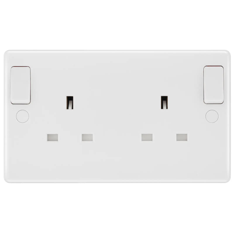 BG Electrical 800 Series - Double switched,double pole, outboard rockers