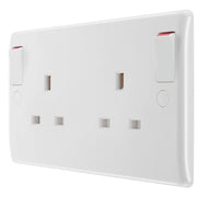 BG Electrical 800 Series - Double switched,double pole, outboard rockers
