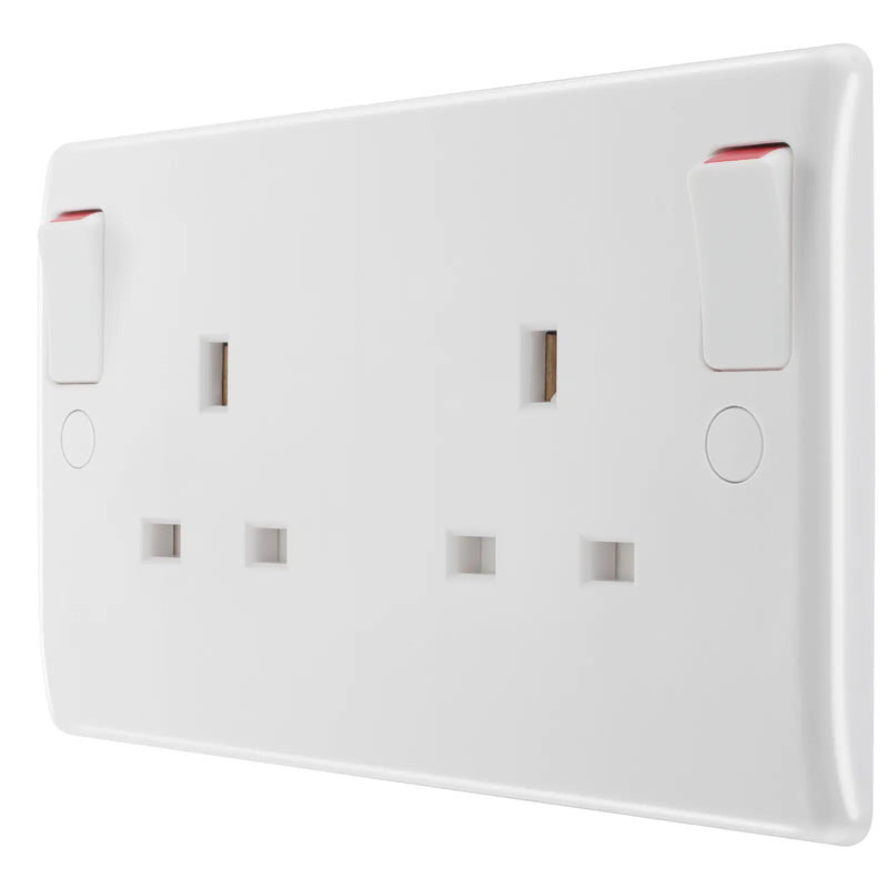 BG Electrical 800 Series - Double switched,double pole, outboard rockers