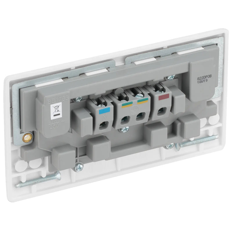 BG Electrical 800 Series - Double switched,double pole, outboard rockers