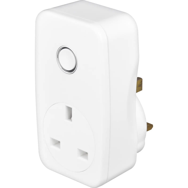 BG Electrical 800 Series - Smart power adaptor, 13A white moulded