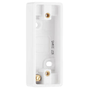 BG Electrical 800 Series - Single architrave surface box 19mm