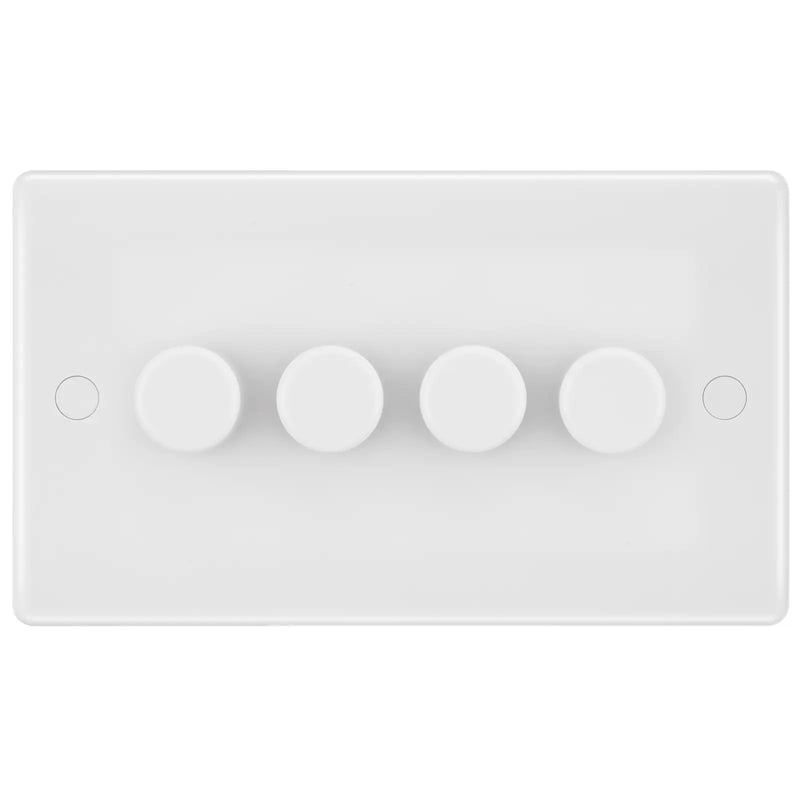 BG Electrical 800 Series - Quadruple, 2 way push 200W