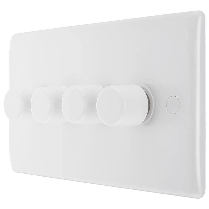 BG Electrical 800 Series - Quadruple, 2 way push 200W