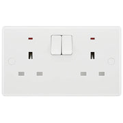 BG Electrical 800 Series - Double, switched single pole, with indicators