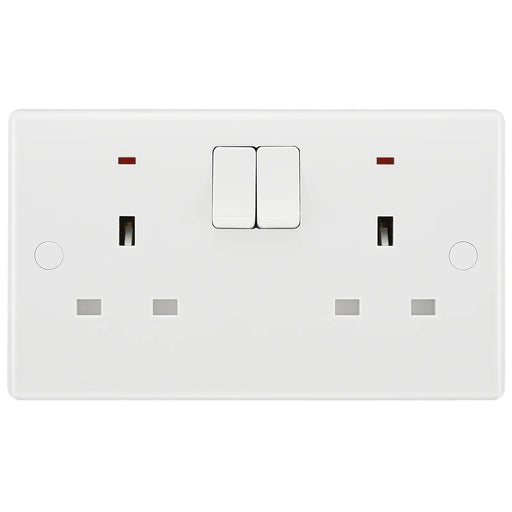 BG Electrical 800 Series - Double, switched single pole, with indicators