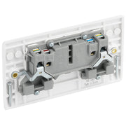 BG Electrical 800 Series - Double, switched single pole, with indicators