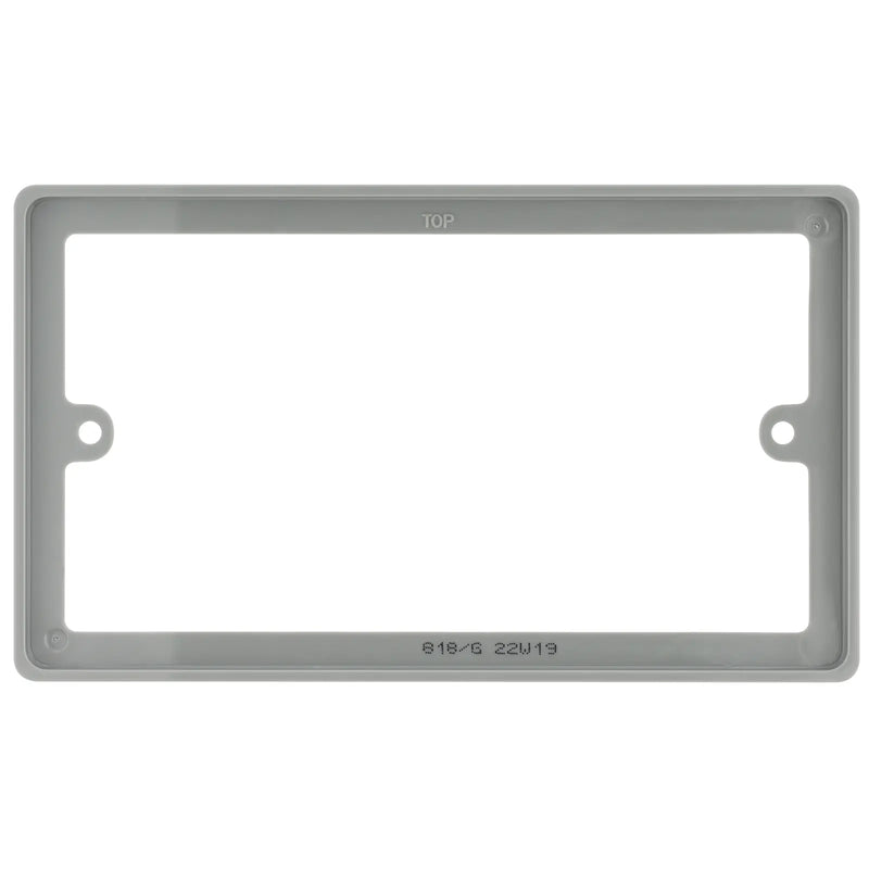 BG Electrical 800 Series - Double, 10mm rectangular spacer