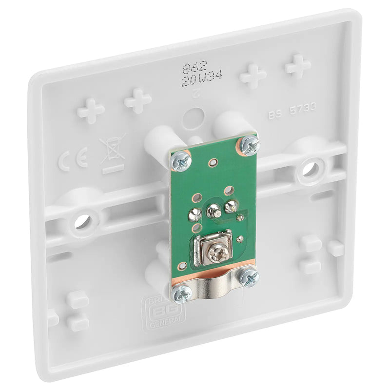 BG Electrical 800 Series - Single, isolated, co-axial