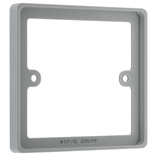 BG Electrical 800 Series - Single, 10mm square spacer