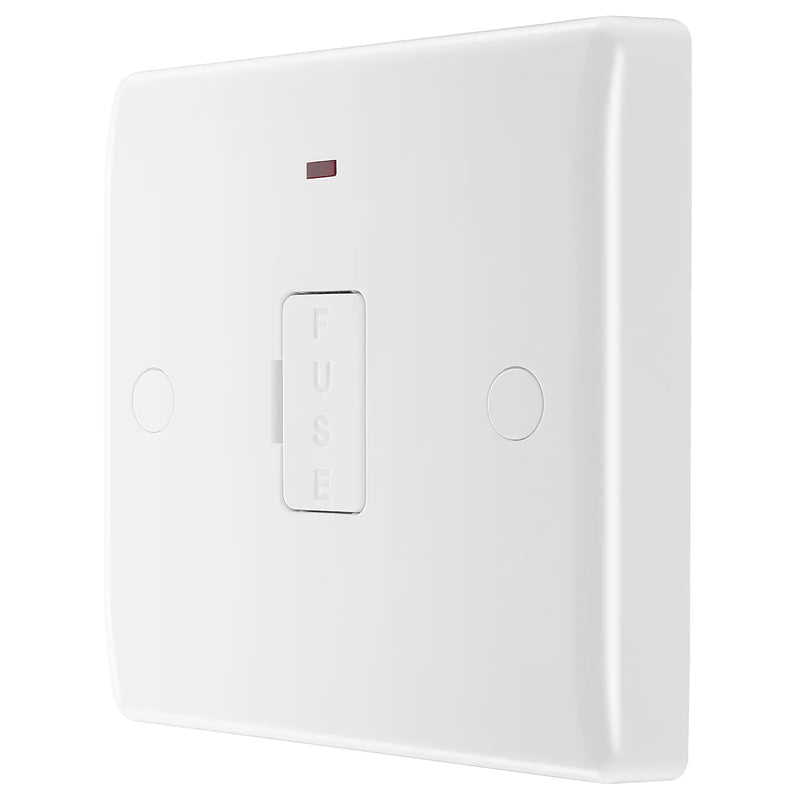 BG Electrical 800 Series - Unswitched and fused with indicator and flex outlet