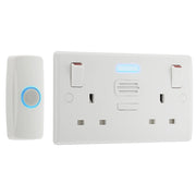 BG Electrical 800 Series - Double, switched, single pole, with door chime