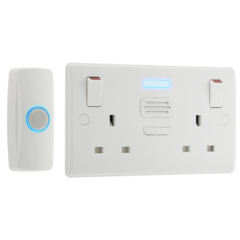BG Electrical 800 Series - Double, switched, single pole, with door chime