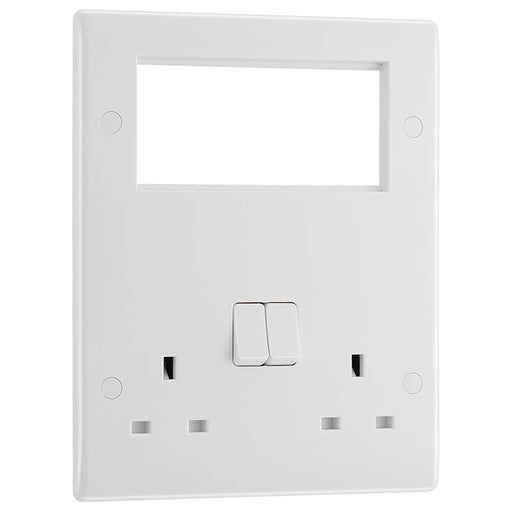 BG Electrical 800 Series - Double, switched, double pole, 4 Euro Module
