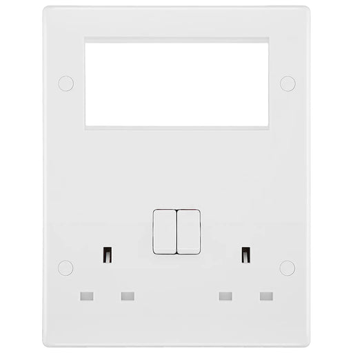 BG Electrical 800 Series - Double, switched, double pole, 4 Euro Module