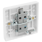 BG Electrical 800 Series - 20A, double pole, marked "water heater", with flex outlet