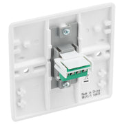 BG Electrical 800 Series - Single, RJ11 telephone socket (screw)