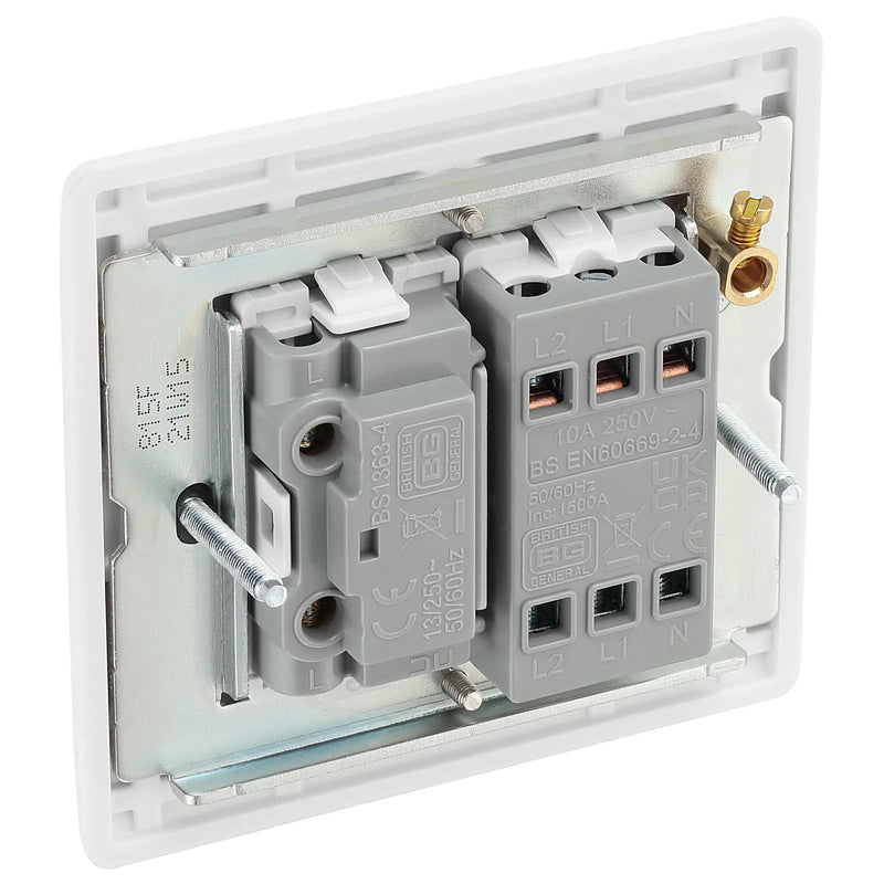 BG Electrical 800 Series - 3 pole fan isolator, fused