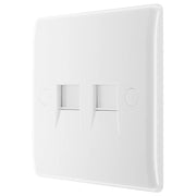 BG Electrical 800 Series - Double, telephone socket, master (screw)