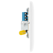 BG Electrical 800 Series - Double, telephone socket, master (screw)
