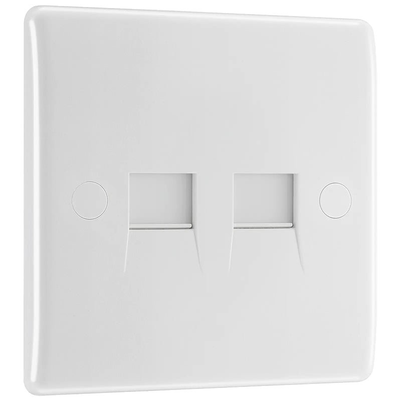 BG Electrical 800 Series - Double, telephone socket, secondary (IDC)