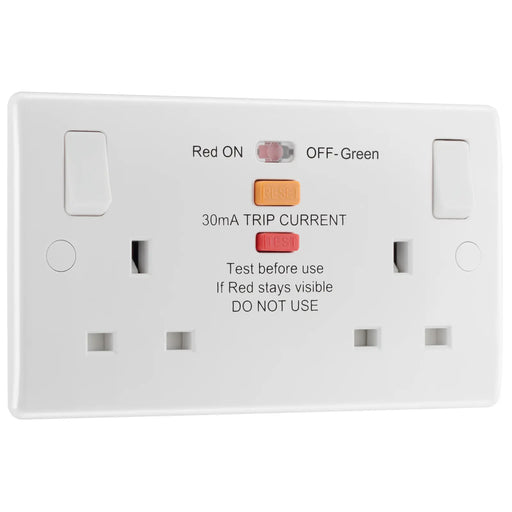 BG Electrical 800 Series - Double switched, with RCD