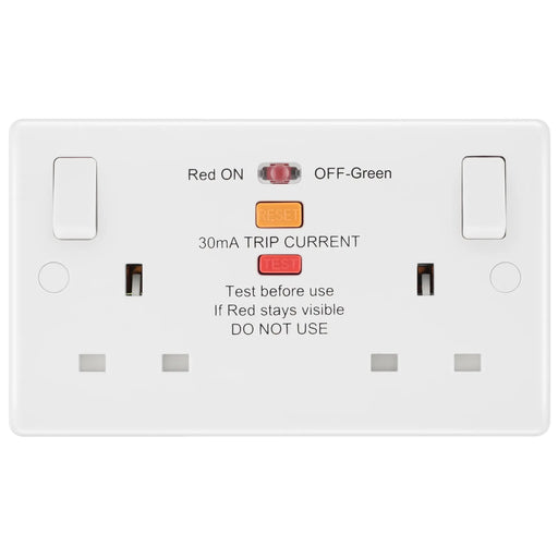 BG Electrical 800 Series - Double switched, with RCD