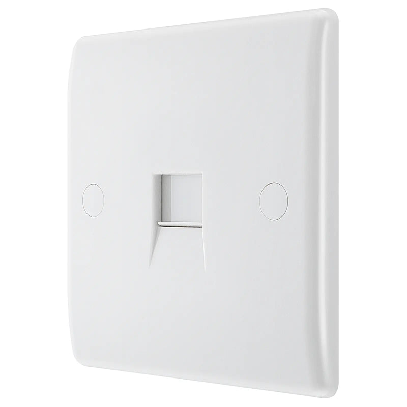 BG Electrical 800 Series - Single, telephone socket, master (screw)