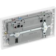 BG Electrical 900 Series - Double switched single pole, with USB A + C (45W)
