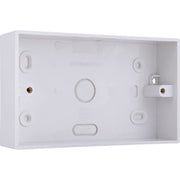 BG Electrical 900 Series - PVC Square Surface Box, Double, 32mm