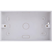 BG Electrical 900 Series - PVC Square Surface Box, Double, 32mm
