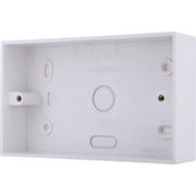 BG Electrical 900 Series - PVC Square Surface Box, Double, 32mm