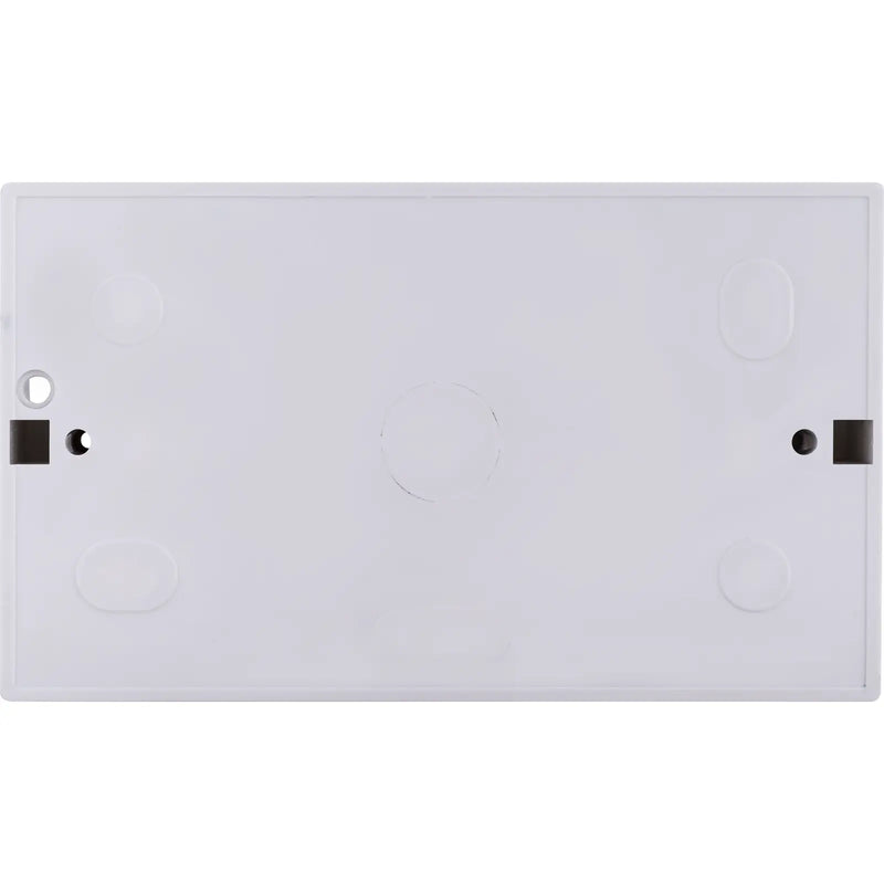 BG Electrical 900 Series - PVC Square Surface Box, Double, 32mm