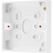 BG Electrical 900 Series - Single with earth terminal, 19mm