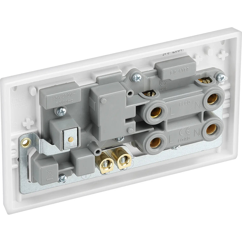 BG Electrical 900 Series - 45A double pole, with switched socket and indicators