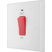 BG Electrical 900 Series - 45A, double pole, single plate, with indicator