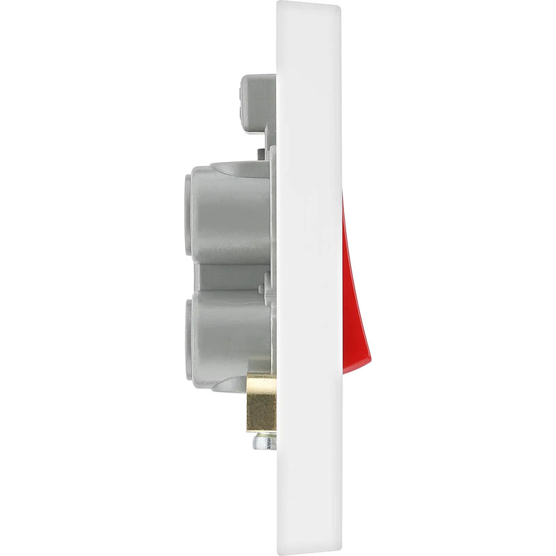 BG Electrical 900 Series - 45A, double pole, single plate, with indicator