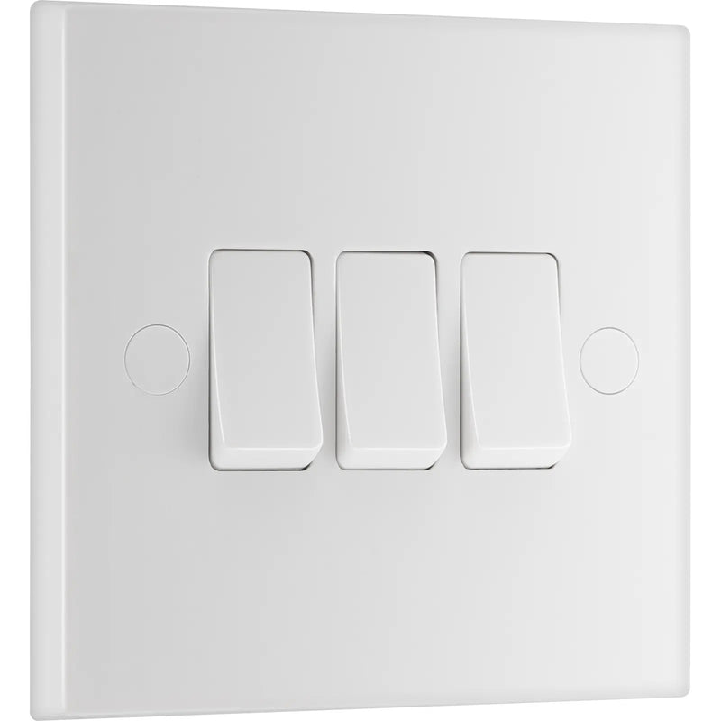 BG Electrical 900 Series - Triple, 2 way switch