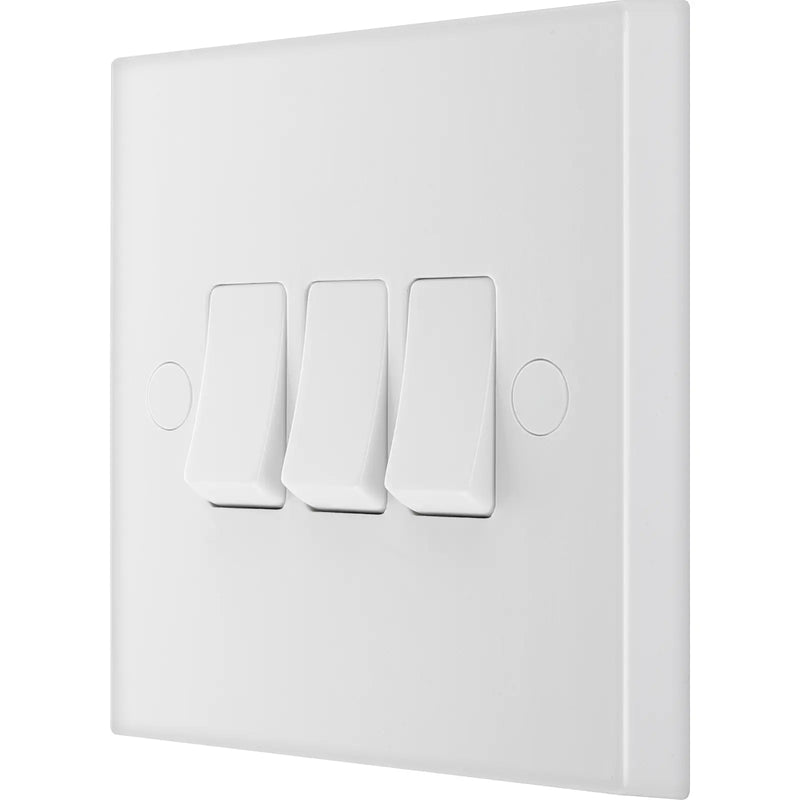 BG Electrical 900 Series - Triple, 2 way switch