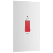 BG Electrical 900 Series - 45A, double pole, large plate, with indicator