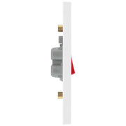 BG Electrical 900 Series - 45A, double pole, large plate, with indicator