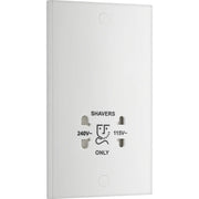 BG Electrical 900 Series - 115/240V dual voltage shaver socket