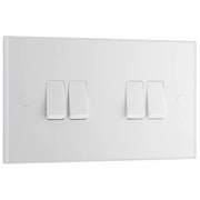 BG Electrical 900 Series - Quadruple, 2 way switch
